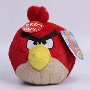 NWT Angry Birds Red Bird Plush | 5" 2011 CWT G11D HK-86 - Picture 1 of 7