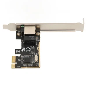 PCIE Gigabit Netzwerkkarte 10/100/1000Mb Ethernet Netzwerk Karte für PC · - Afbeelding 1 van 11