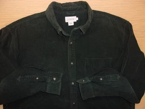 J Crew Corduroy Cotton Button Down Casual Sport Shirt Mens L - Picture 1 of 3
