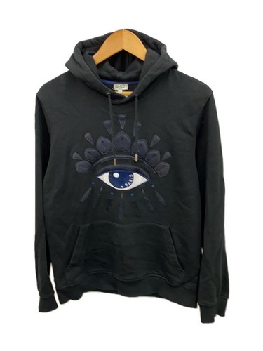 Felpa con cappuccio KENZO S cotone nero FA55SW1674XM usata