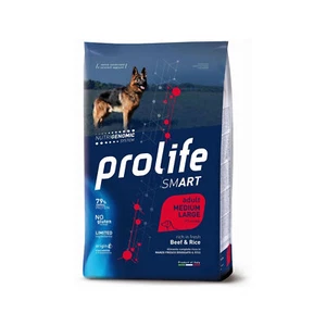 Prolife Smart Adult Manzo e Riso Medium/Large Crocchette Cani Adulti 12kg - Foto 1 di 1
