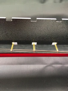 Stainless Steel Guitar Notched Neck Straight Edge - Picture 1 of 4