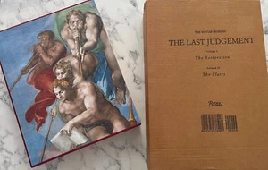NEW MINT DELUXE SLIPCASE 2 SET The Last Judgement VATICAN Sistine Chapel HC BOOK - Picture 1 of 20