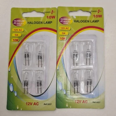 PowerPlus 10W Halogenlampe 4er Pack 12C AC G4 X2 *D14