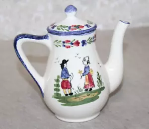 Antica teiera ceramica Blue Ridge NEGATHA PETERSON ERWIN TENN CERAMICA. - Foto 1 di 14