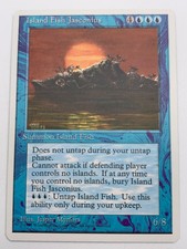 Magic: The Gathering💎Island Fish Jasconius💎1995 Deck Master - 4th Edition🌟MTG