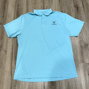 Under Armour Top Golf The Performance Polo Uomo Taglia XL Blu Heat Gear - Foto 1 di 8