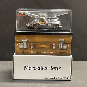 Hot Wheels RLC '55 Mercedes-Benz 300 SL chrom im Koffer  - Bild 1 von 7