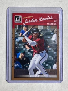 JORDAN LAWLAR 2023 Panini Donruss ARTIST PROOF GOLD HOLO SSP RC 04/10! #244! HOT - Picture 1 of 2