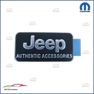 Mopar Authentic Jeep Accessories Decal Emblem Nameplate Wrangler GENUINE OEM NEW - Picture 1 of 3