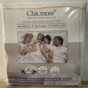 Chicmore Fitted Mattress Protector / Cover | Full Size | 2 Pack - Picture 1 of 2