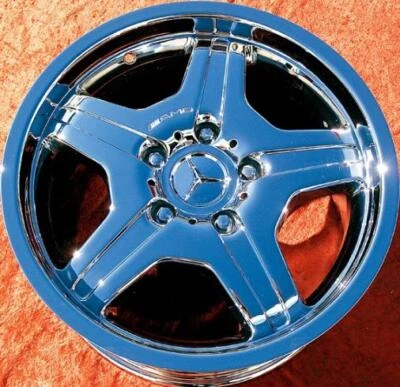 SET OF 4 NEW CHROME 18" MERCEDES BENZ G55 AMG G320 G500 OEM WHEELS RIMS 65303 - Image 1 of 4