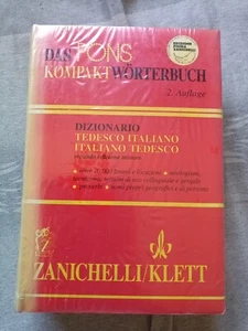 Dizionario Tedesco Italiano DAS Pons Kompakt Worterbuch Zanichelli Klett - Foto 1 di 3