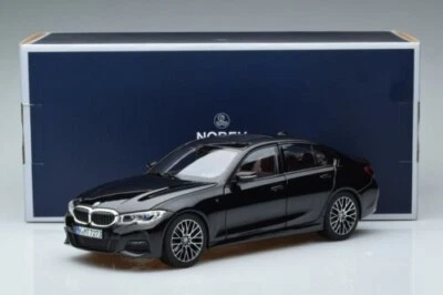 NOREV COLLECTORS 1:18 AUTO DIE CAST METAL BMW 330I 2019 NERO 183277 - Immagine 1 di 4