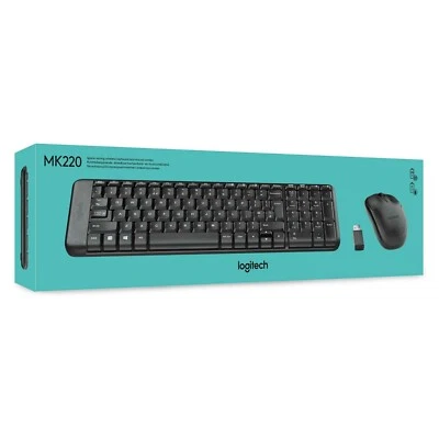 Logitech MK220 Space Saving Wireless Keyboard & Mouse Bundle **Czech Layout** - Image 1 of 4