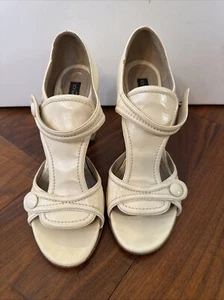 Etro Cream Heels Size 37 - Picture 1 of 4