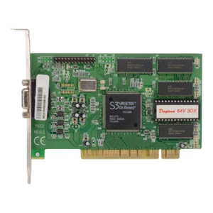 Card PCI DAYTONA S3 Virge / Dx 2MB Edo 64V 3DX P652 Rev:C VGA - Picture 1 of 3