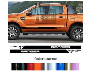 2 STREIFEN UNTERBODEN TÜREN FÜR FORD RANGER 4WD AUFKLEBER STICKER BD579-21 - Bild 1 von 1