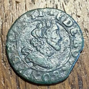 TRÈS BELLE PIECE DOUBLE TOURNOIS BOURBON DE CONTI (1168) - Picture 1 of 2