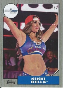 Tarjeta coleccionable Nikki Bella WWE Heritage 2017 Silver Parallel 25/11 - Imagen 1 de 2