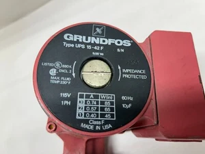 Bomba circuladora Grundfos UPS 15-42F usada 115 voltios - Imagen 1 de 9