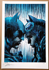 Batman & Catwoman Art Print SDCC signed JIM LEE & ALEX SINCLAIR #100/100 13x19