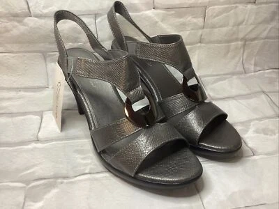 US 10 1/2 - 11 Patrizia by Spring Step Womens Rola Gray Heels Shoes 42 - Image 1 of 4