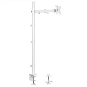 VIVO V011W White Single Monitor Extra Tall Adjustable Mount Fits 1 27" Screen  - Picture 1 of 6