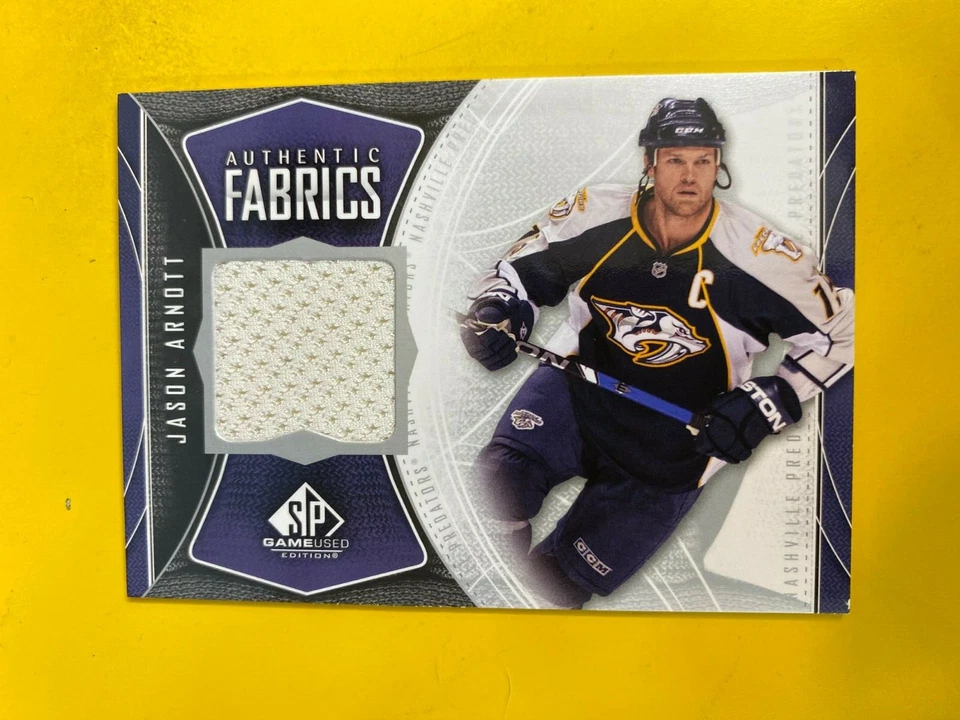 D61919  2009-10 SP Game Used Authentic Fabrics #AFJA Jason Arnott - Image 1 of 1