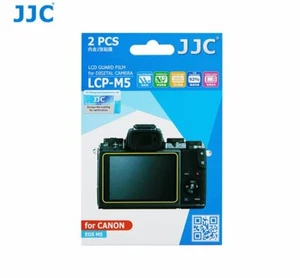 JJC LCP-M5 LCD Screen Protector Protection Guard Film for Canon EOS M5 camera - Picture 1 of 5
