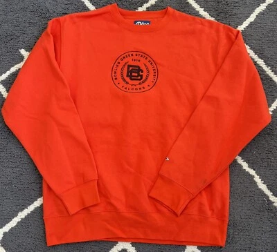 Новый боулинг зеленый государство соколов мужчин Crewneck ворота толстовка L оранжевый - Изображение 1 из 2