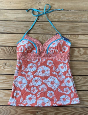 downeast NWT $39.99 women’s delight on deck swim top Size M coral Q5 - Image 1 of 4