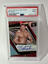 2022 Batista Revolution WWE AUTOGRAPH PSA 9 Signed Wrestlemania Auto Card POP 4