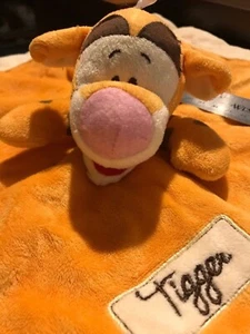 Security Blanket Tigger Lovey Disney Kidsline Pooh Plush Blanky Kids Line B2 - Picture 1 of 4