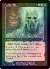 Unburden - Foil New MTG Scourge Magic 2B3