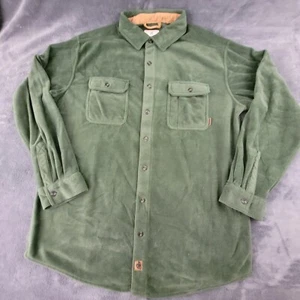 Legendary Whitetails Shirt 2XT Microfleece Button Front Shacket Dark Green - Picture 1 of 7
