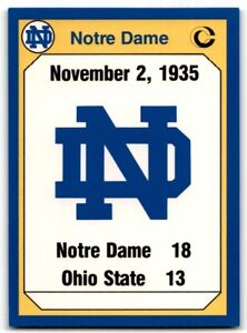 1990 Collegiate Collection Notre Dame 1980 Michigan Notre Dame Fighting Irish