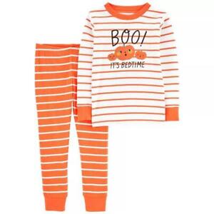 CARTER'S Toddler 2T, 3T, 4T, 5T Halloween Stripe Pajama Set NWT