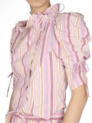 ISABEL MARANT Therese striped cotton shirt FR 34 US 2 - Image 1 of 4