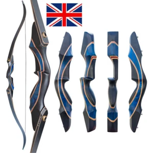 Takedown Recurve Bow 30-45lbs Wooden Bow Archery Hunting Shoot - Picture 1 of 10