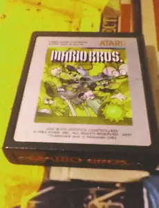 Mario Bros per ATARI VCS 2600 (Atari /Nintendo 1983) (Modulo) etichetta funzionante alt - Foto 1 di 1