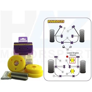 Powerflex Motorlager hinten unten vorne 73mm für Toyota MR2 SW20 Rev 1-5 - Bild 1 von 4