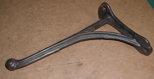 ANTIQUE ORIGINAL, CAST IRON WALL MOUNT 8" BARN HOOK HORSE TACK HARNESS BRACKET - Picture 1 of 5
