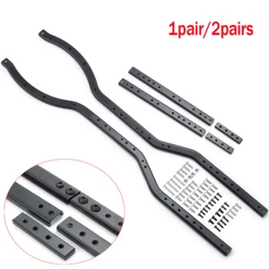 US STOCK 6X6 Stainless Chassis Frame Rails For RC 1/10 Axial SCX10 Crawler Car - Picture 1 of 12