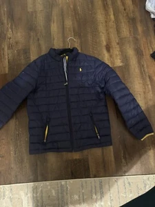 Ralph Lauren Polo Jacket Boy XL 18-20 Navy Blue - Picture 1 of 4