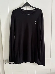 Camiseta negra Religion - Esqueleto de oración 100 % algodón manga larga grande para hombre - Imagen 1 de 8
