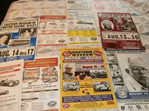 10 Vintage Eastern Museum Motor Racing Convention Latimore Valley Fair Poster - Bild 1 von 11