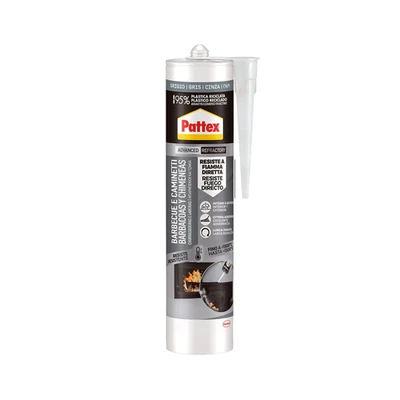 Barbecue E Caminetti Silicone Alte Temperature, Sigillante Verniciabile Resisten - Immagine 1 di 4