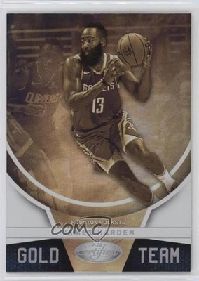 2019-20 Certified Gold Team James Harden #5 - Image 1 of 2