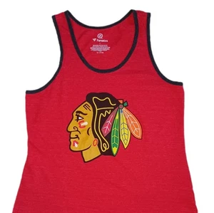Fanatics Chicago Blackhawks Damen Large Tank Top rot ärmellos NHL Hockey - Bild 1 von 6